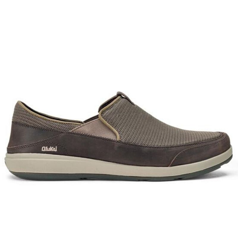 Olukai Men Makia Leather SlipOn Shoe - Hopp Footwear Australia